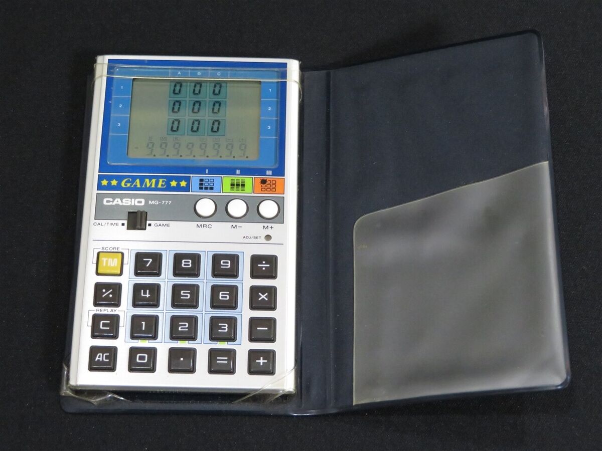 Tested CASIO Game & Calculator MG-777 all same stop the Tested CASIO Game & Calculator MG-777 all same stop the