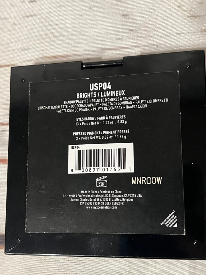NYX Cosmetics Ultimate Shadow Palette Brights Brand New - Image 4 of 4