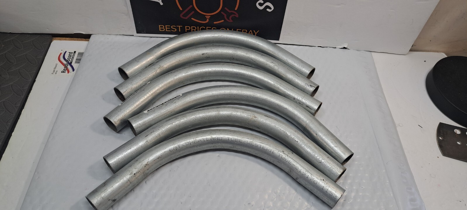 LOT OF 6 Wheatland 1" 90 Deg. EMT Conduit Elbow Galvanized Steel; NW