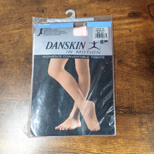 Danskin Women's Convertible Dance Tights 702 Theatrical Pink, Size C/D