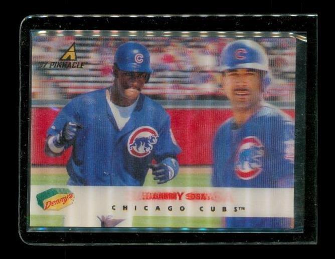 Vintage 1997 PINNACLE DENNYS 3D Shifting Holo Baseball Card #16