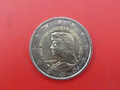 Monaco, 2 Euro, 500 Jahre Unabhängigkeit, 2012, Stempelglanz, original. - Bild 1 von 2