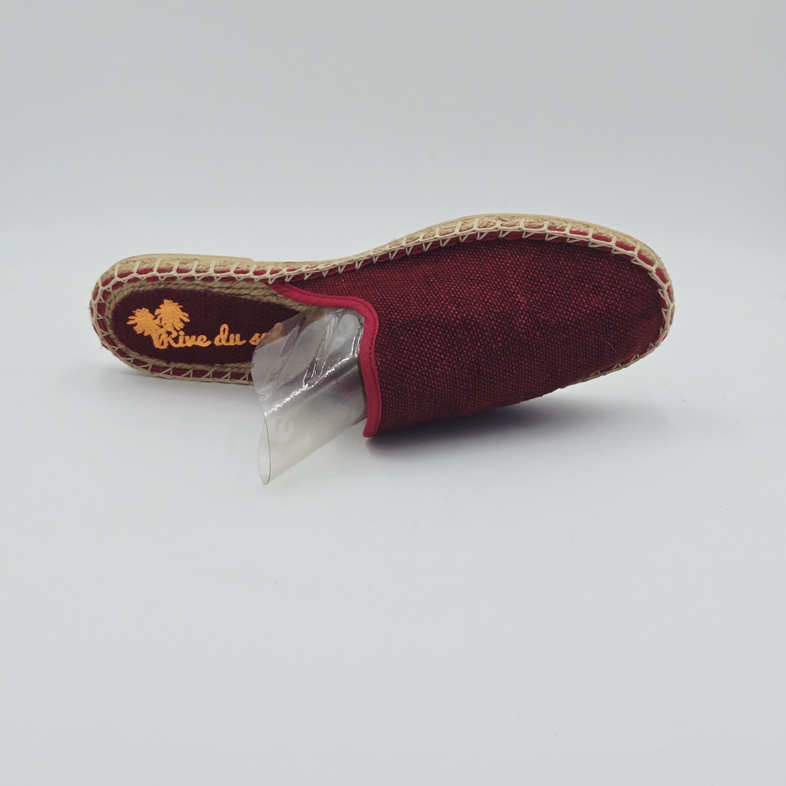 SAOLA Scarpe donna Rive Du Sol Tg 38 Sandali Bordeaux Tessuto 126AB