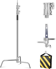 C Stand, Heavy Duty Light Stand with 100 Stainless Steel, Photography Light Sta