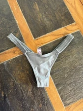 Gray  Minor Creations Dancer Thong- One Size