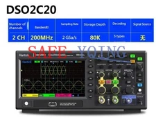 Hantek DSO2C20 2CH Digital Storage Oscilloscope Signal Generator 200Mhz 2GSa/s