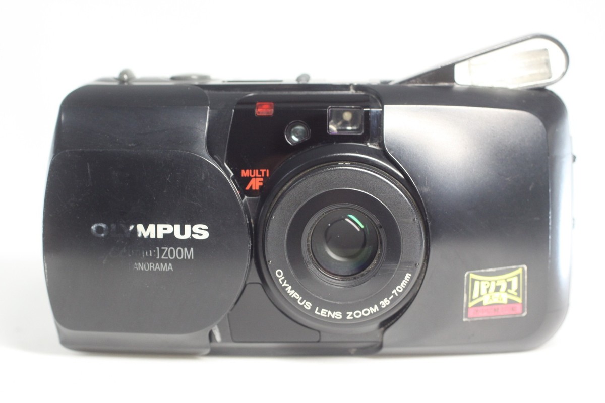 Olympus mju μ Zoom Panorama 35mm Point & Shoot Film Camera From