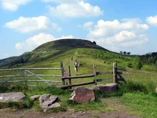 Photo 6x4 Ger Darren Celyn / Near Darren Celyn Abercynon Cerddwyr yn ago c2016