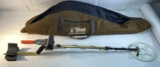 Tesoro Cortes Metal Detector with manual and trowel