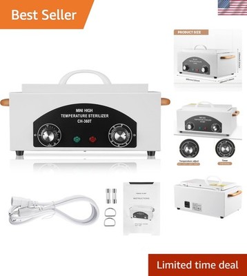 1.5L High Temperature Nail & Dental Tool Sterilizer - 110V Dry Heat