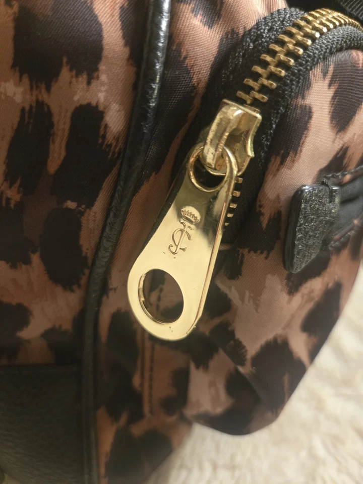 Bolso De Colección Juicy Couture Leopardo Soñador Leopardo De Colección Y2K Doble Lazo Foto 4 de 4