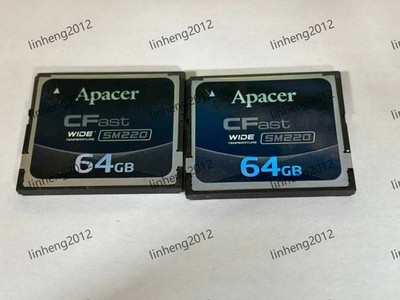 2PCS  APACER  CFAST   64GB  SATA CARD