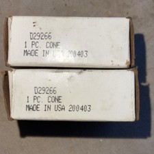 (2) Lot CNH Original Parts Cone Bearing D29266 Made In USA 200403 Timken