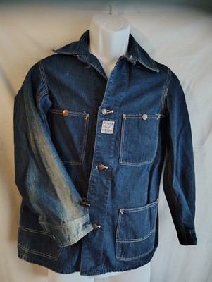 RAREVINTAGE J.C.P SUPER OX HIDE DENIM CHORE COAT 1940s-1950s