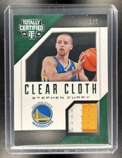 2014-15 Totally Certified Stephen Curry Clear Cloth Patch Green #/5