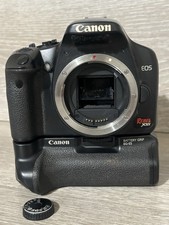 Canon EOS Rebel XSi Camera Body w/ Canon BG-E5 Battery Grip ONLY -UNTESTED AS-IS