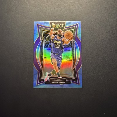 2024-25 LeBron James Panini Select Concourse Light Blue Prizm #248/299 Lakers