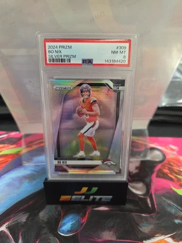 2024 Prizm Bo Nix Silver Psa 8