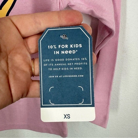 Life is Good Girls Camiseta Rosa Manga Larga Amarillo Perro Cachorro en Bufanda Botas Invierno Foto 3 de 4