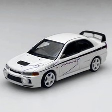 Motorhelix 1/64 Mitsubishi Lancer Evolution IV GSR Mines Livery Diecast #M64021