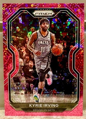 JERSEY # MATCH! 2020 Panini Prizm Kyrie Irving #139 Fast Break Pink 11/50! MAVS!