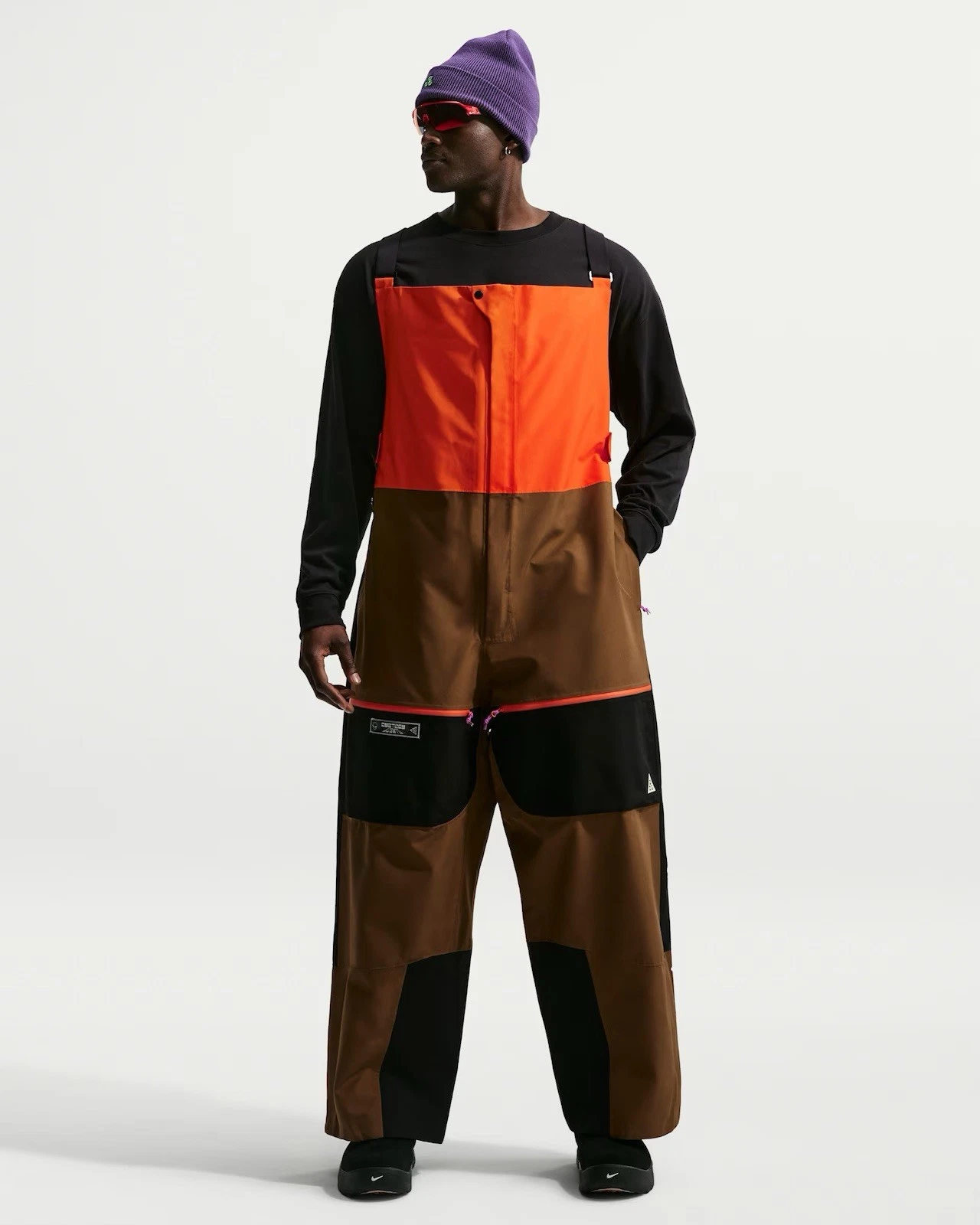 Nike ACG “Mystery Lights” Storm-Fit Gore-Tex ADV Bib Orange Sz 3XL HV1127-819