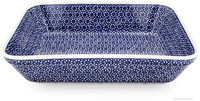 Bunzlauer Keramik Auflaufform 27.5X33.3Cm, H=7.0Cm, Dekor 120