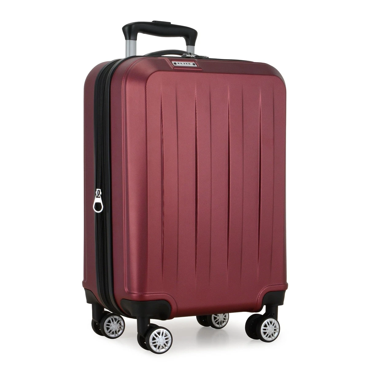 Traveler's Choice Markham Hardside Expandable Luggage with Double Spinner Wheels, Carry-On 21-Inch Suitcase, Black : Buy Online at Best Price in KSA - Souq is now