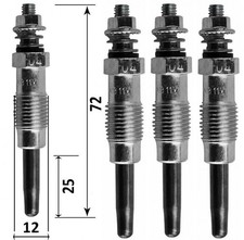 Bougies de préchauffage Renault FUEGO