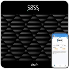 Vitafit Amazing 660lb Smart Bathroom Scale for Body Weight in 0.1lb, High Acc...