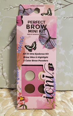 Brand New Ioni Perfect Brow Mini Kit Brow Wax Brow Bone Medium Brown Dark Brown