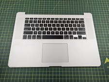 Apple MacBookPro A1398 2015 Palmrest Keyboard Trackpad Battery e348