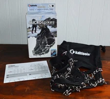 Kahtoola MICROspikes Traction Cleats Black Large NWF
