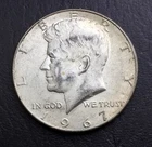 1967  50c Kennedy SILVER Half Dollar