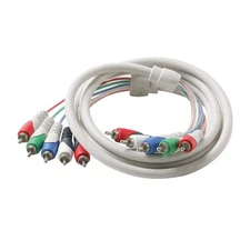 Steren 6ft Ivory 5-RCA Mini Component A/V Cable for High-Definition Video Transf