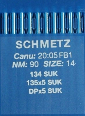 Schmetz 134 SUK Staerke 90 / Schmetz 135X5 SUK , Schmetz DPX5 SUK