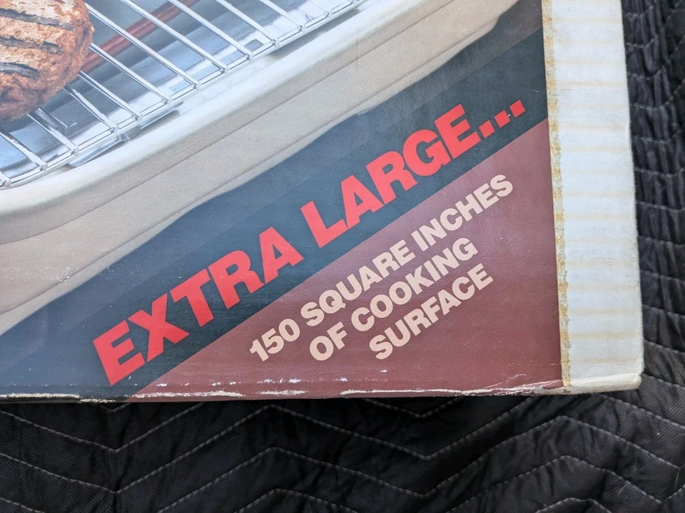 Parrilla eléctrica interior Char-B-Que modelo 48361 vintage Sears/Kenmore nueva de colección Foto 3 de 4