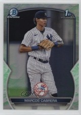 2023 Bowman Chrome Prospects Lunar Glow Refractor Marcos Cabrera #BCP-46 6o3