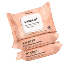 Honest Beauty Fragrance Free Cleansing Makeup Remover Facial Wipes | Plant Ba...