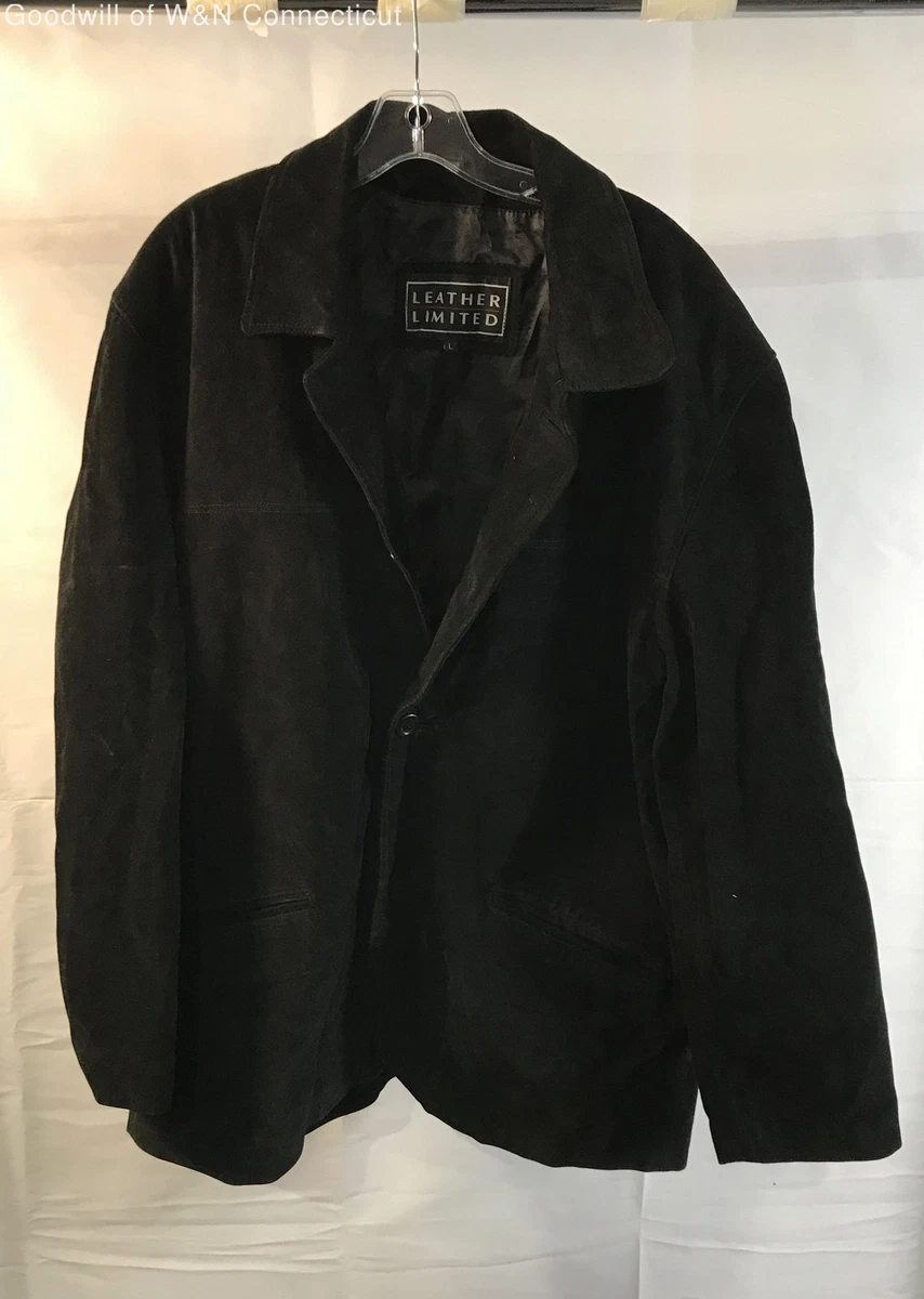 Black Leather 1990s Vintage Outerwear Coats & Jackets for Men for