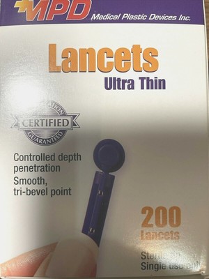 Lancet mpd ult thin 26ga bx200 (628465003628)