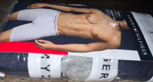 Tommy Hilfiger ~ 3-Pair Mens Boxer Briefs Underwear 100% Cotton (A) ~ M - Picture 2 of 3