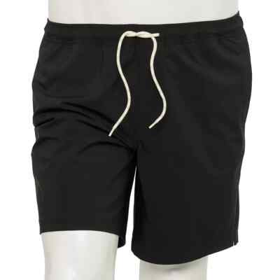 NEW Trinity Coast Big Tall Mens Lined 9” Inseam Swim Trunks, black Large  Tall