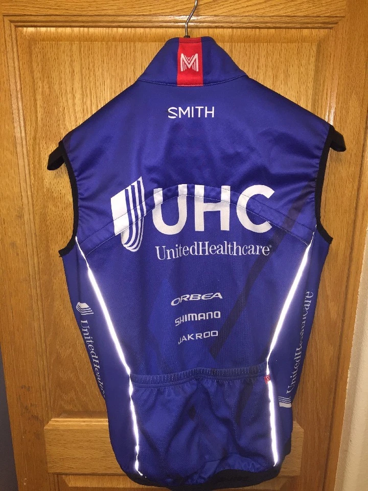 United Healthcare UHC Orbea Pro Cycling Team Thermal Vest Cyclocross Jakroo XS - Image 3 of 4