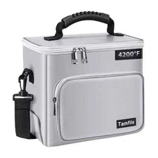 Tamfile Fireproof Lipo Battery Bag with 4200°F Heat Insulated, Lipo Bag wit