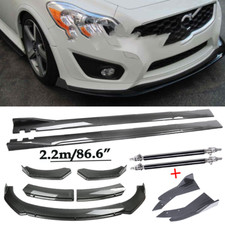 For Volvo C30 C40 C70 Carbon Fiber Front Bumper Lip Spoiler 86.6 Side Skirt For Volvo C30 C40 C70 Carbon Fiber Front Bumper Lip Spoiler 86.6 Side Skirt