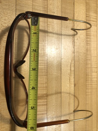 VTG American Optical AO Safety Clear Lens Cable Hooks Safety Glasses FULL RARE - Picture 15 of 16