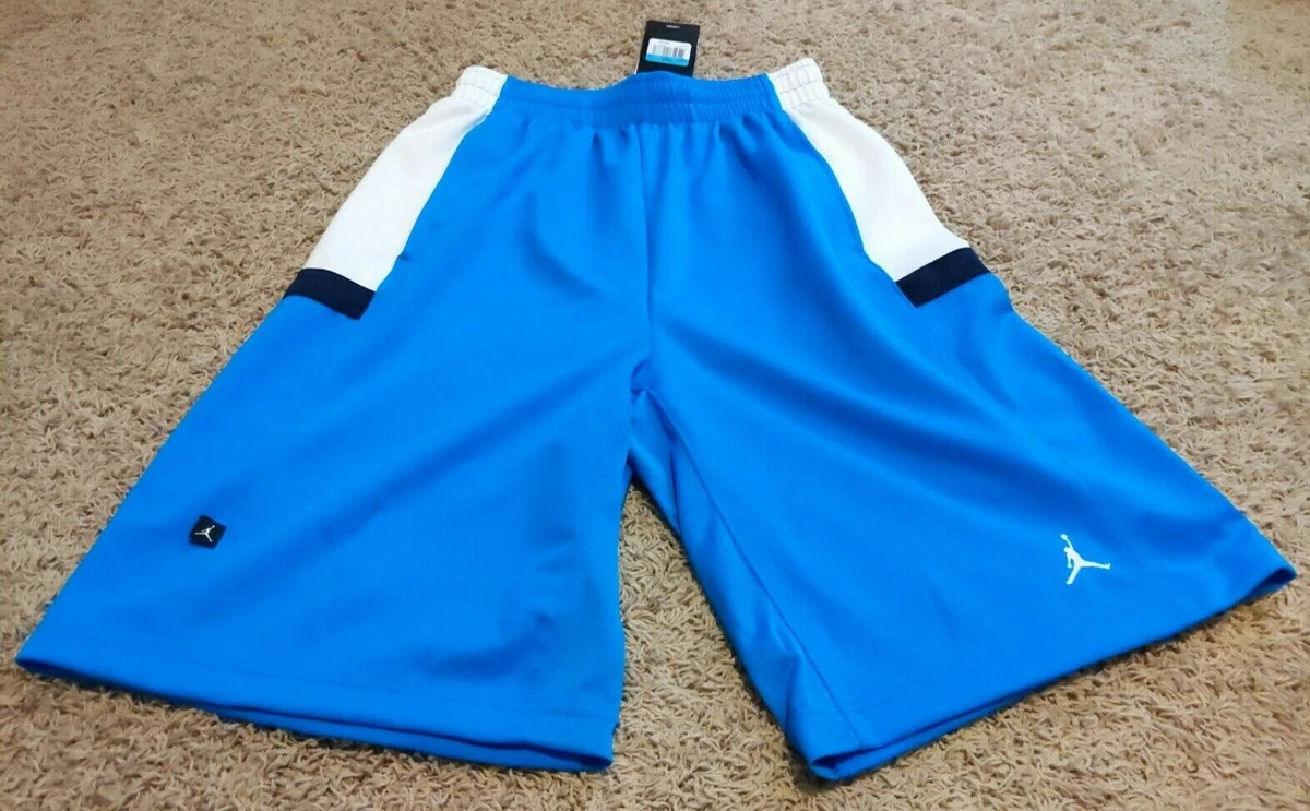 RARE Nike Men s Air JORDAN BANKROLL Shorts 427579 417 Blue White Black Medium M
