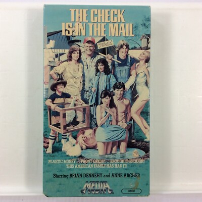 The Check is in the Mail 1986 VHS Comedy Brian Dennehy Anne Archer