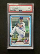 2020 Bowman Chrome Draft #BD9 RC ROOKIE Ryan Jensen SP /499 SKY BLUE POP & QTY 1